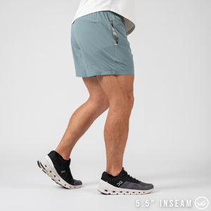 Flow 2.0 Short (Athletic) - Sea Foam 5.5" & 7"