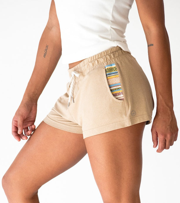 Kozie Short-Wheat-Mid-Left