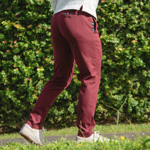 Sapien Pant (Casual Stretch) - Merlot - Hero