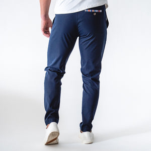 Sapien Pant (Casual Stretch) - Deep Sea - Back - White Backdrop